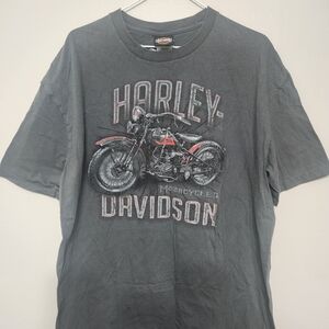 Harley-Davidson Gray Graphic T-Shirt for Men